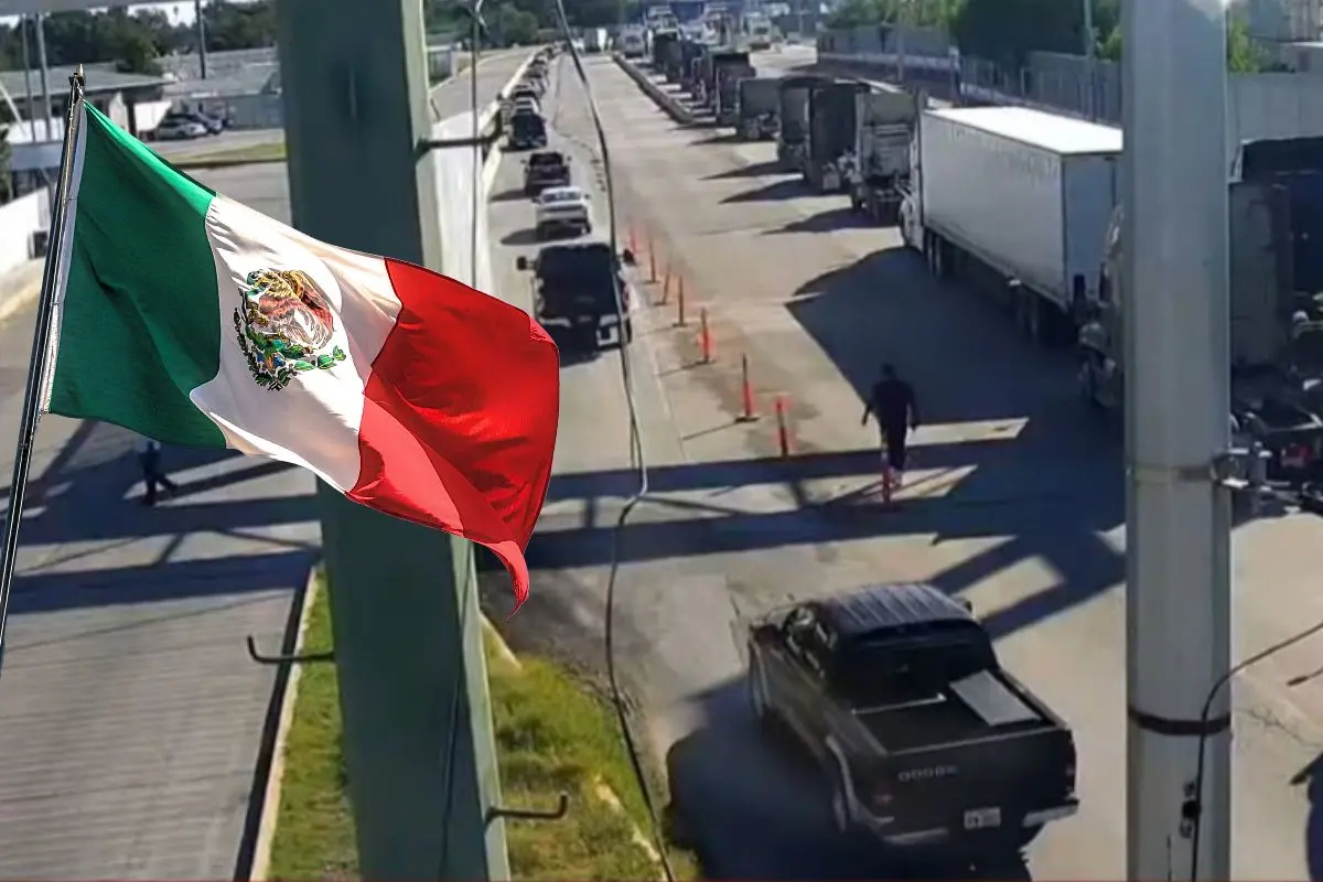 Este es el flujo vehicular de los puentes internacionales entre Piedras Negras e Eagle Pass este 3 de septiembre / Foto: Yesika Evelyn TB | Canva