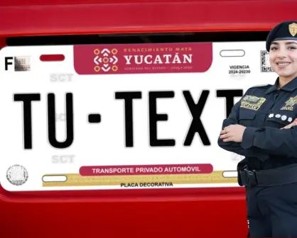 ¿De cuánto es la multa por usar portaplacas en Yucatán?