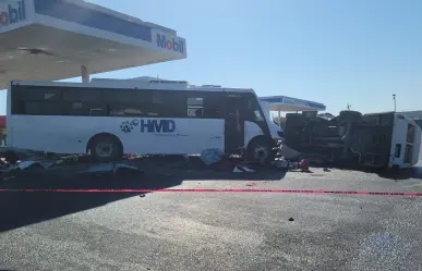VIDEO | Choque carambola deja 6 heridos en Ciénega de Flores