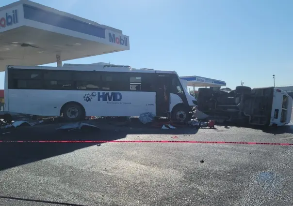 VIDEO | Choque carambola deja 6 heridos en Ciénega de Flores