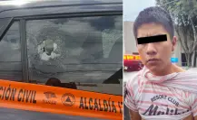 VIDEO | Balacera en Iztapalapa deja dos personas heridas; una es policía