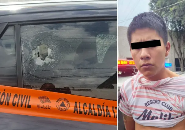 VIDEO | Balacera en Iztapalapa deja dos personas heridas; una es policía