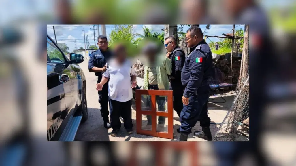 Por robar ventanas y estar ebrios, 2 sujetos son detenidos en Tizimín