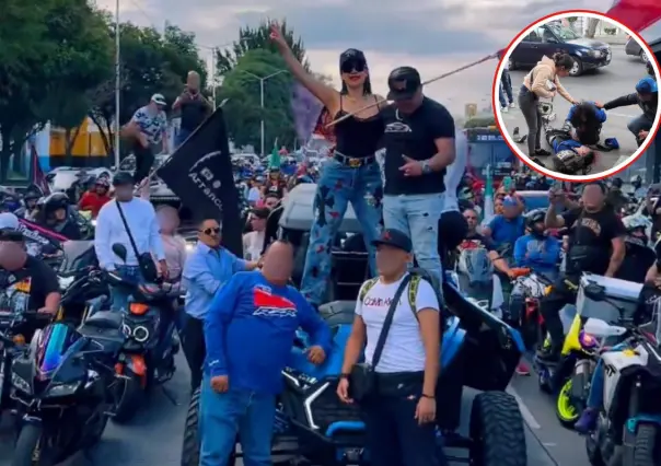 Rodada de Sandra Cuevas deja un muerto y 35 motos retenidas, ¿qué dijo la ex alcaldesa?