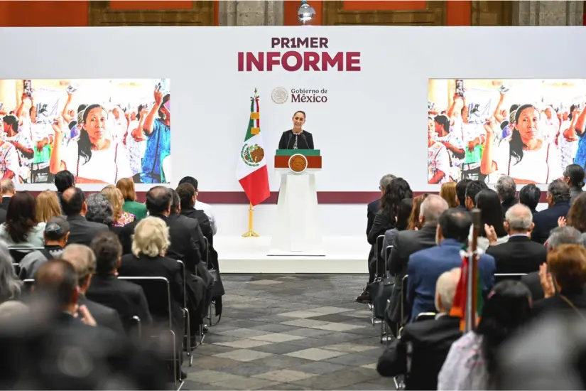 Tras rendir su primer informe de gobierno, la presidenta Claudia Sheinbaum hará lo propio en los estados de la República. Foto: Carlos García