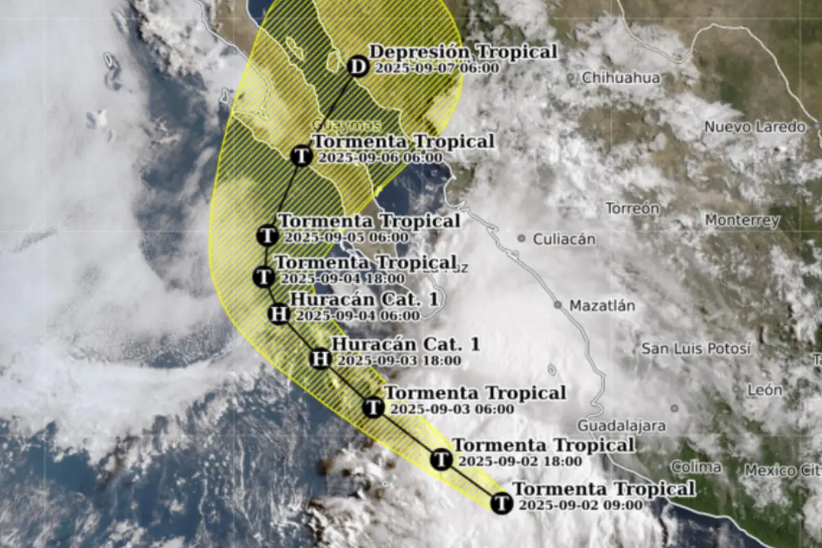 Imagen: Servicio Metereológico Nacional