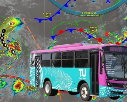 Suspenden transporte público en La Paz por huracán Lorena