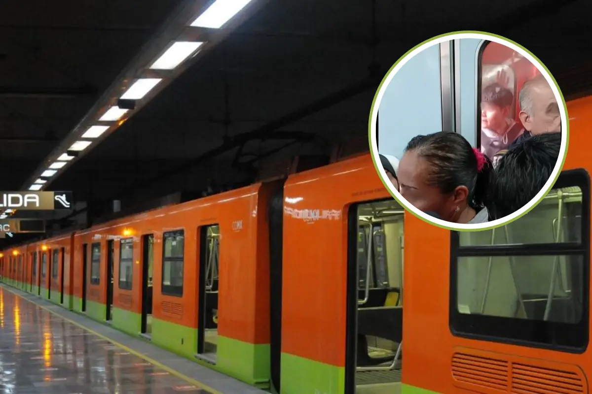 Andenes de la Línea 12 de Metro. Foto: @Metro_Viral | Canva