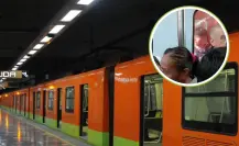 VIDEO | Joven viaja entre vagones del Metro CDMX para no llegar tarde: ¿podría recibir sanciones?