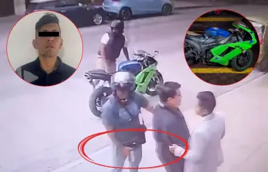 Detienen a presunto asaltante en la colonia Del Valle; le hallaron pistola y droga