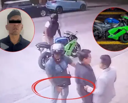 Detienen a presunto asaltante en la colonia Del Valle; le hallaron pistola y droga