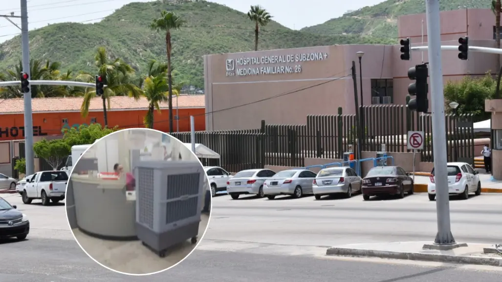 Pacientes llevan ventilador a hospital de Los Cabos por falta de aire acondicionado