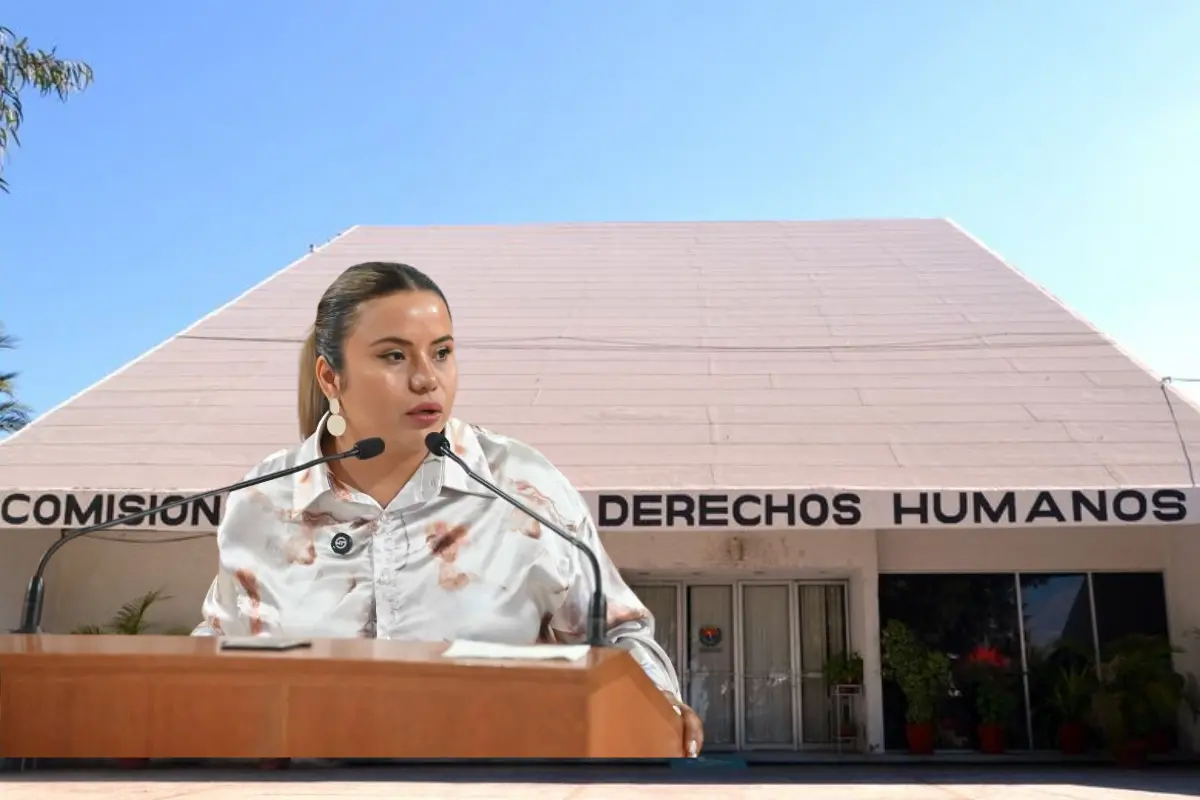 La Diputada Guadalupe Vázquez Jacinto ha sido la principal promovente para señalar irregularidades en la CEDH BCS. Fotos: Congreso del Estado | Canva.