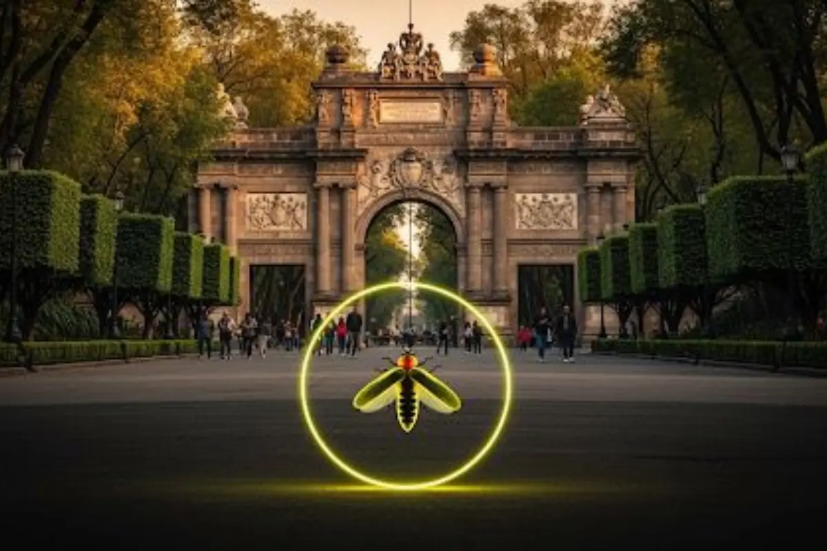 Descubren en CDMX una rara especie de luciérnaga que habita en Chapultepec. Foto: SEDEMA | Canva