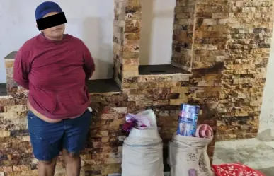 Mujer detenida en Umán: intentaba sacar objetos de un predio asegurado por la FGE