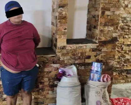 Mujer detenida en Umán: intentaba sacar objetos de un predio asegurado por la FGE