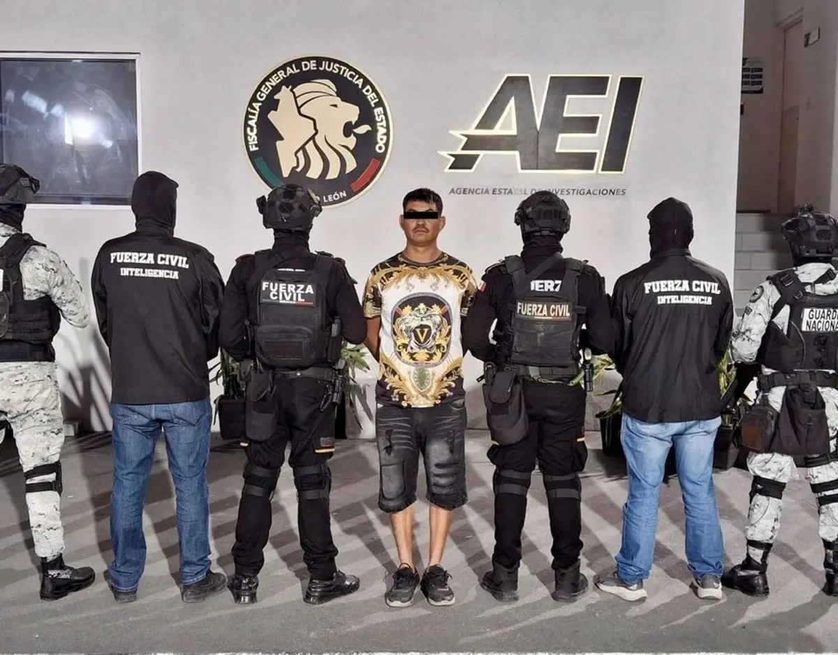 Las investigaciones apuntan a que Mario “N” pertenece a un grupo delictivo en el que presuntamente operaba como generador de violencia. Foto: Fuerza Civil.