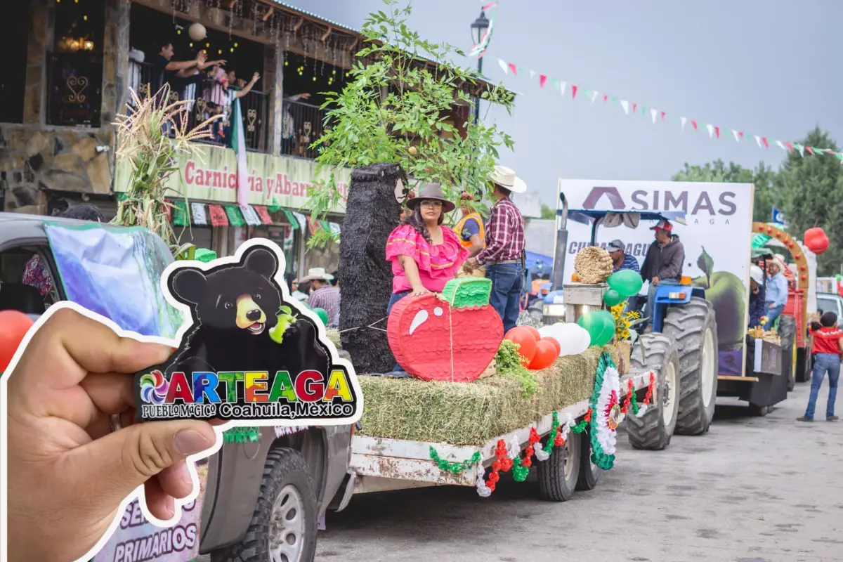 Más de 45 productores locales ofrecerán fruta fresca y derivados como licor, pay y otros productos típicos de la región./Foto: FB Arteaga Municipio Mágico/ Festival de la Manzana