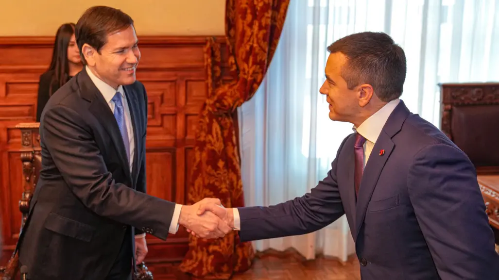 Marco Rubio descarta ataques militares en Ecuador y anuncia ayuda de 20 millones de dólares