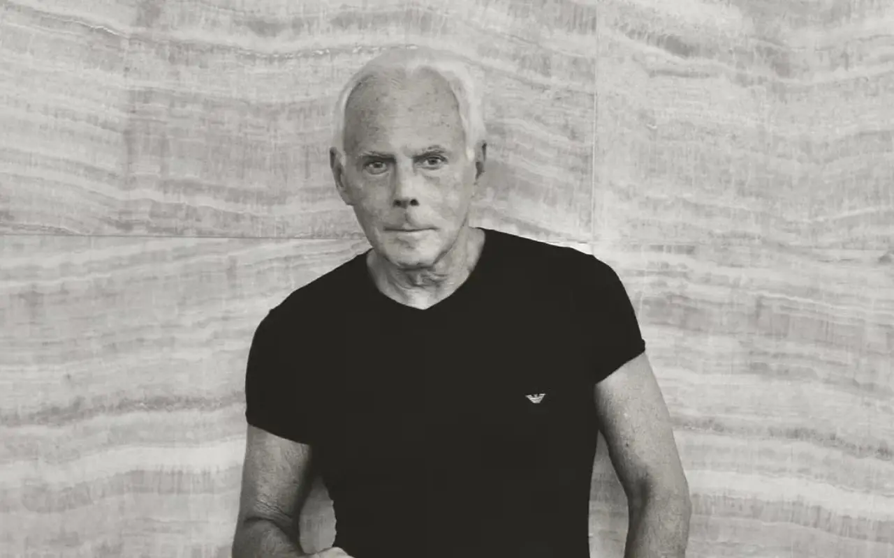 Giorgio Armani. Foto: Armani