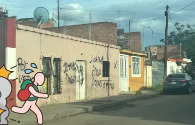 Justicieros de Durango vandalizan casa de agresores de Ángel David y los hacen huir