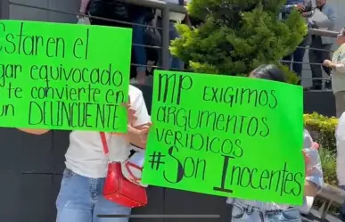VIDEO | Protestan familiares de jóvenes detenidos en Almoloya de Juárez por presunta extorsión