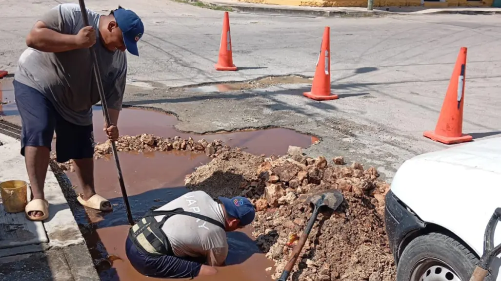 Con más de 25 mil fugas reparadas, la Japay busca frenar el desperdicio de agua en Mérida