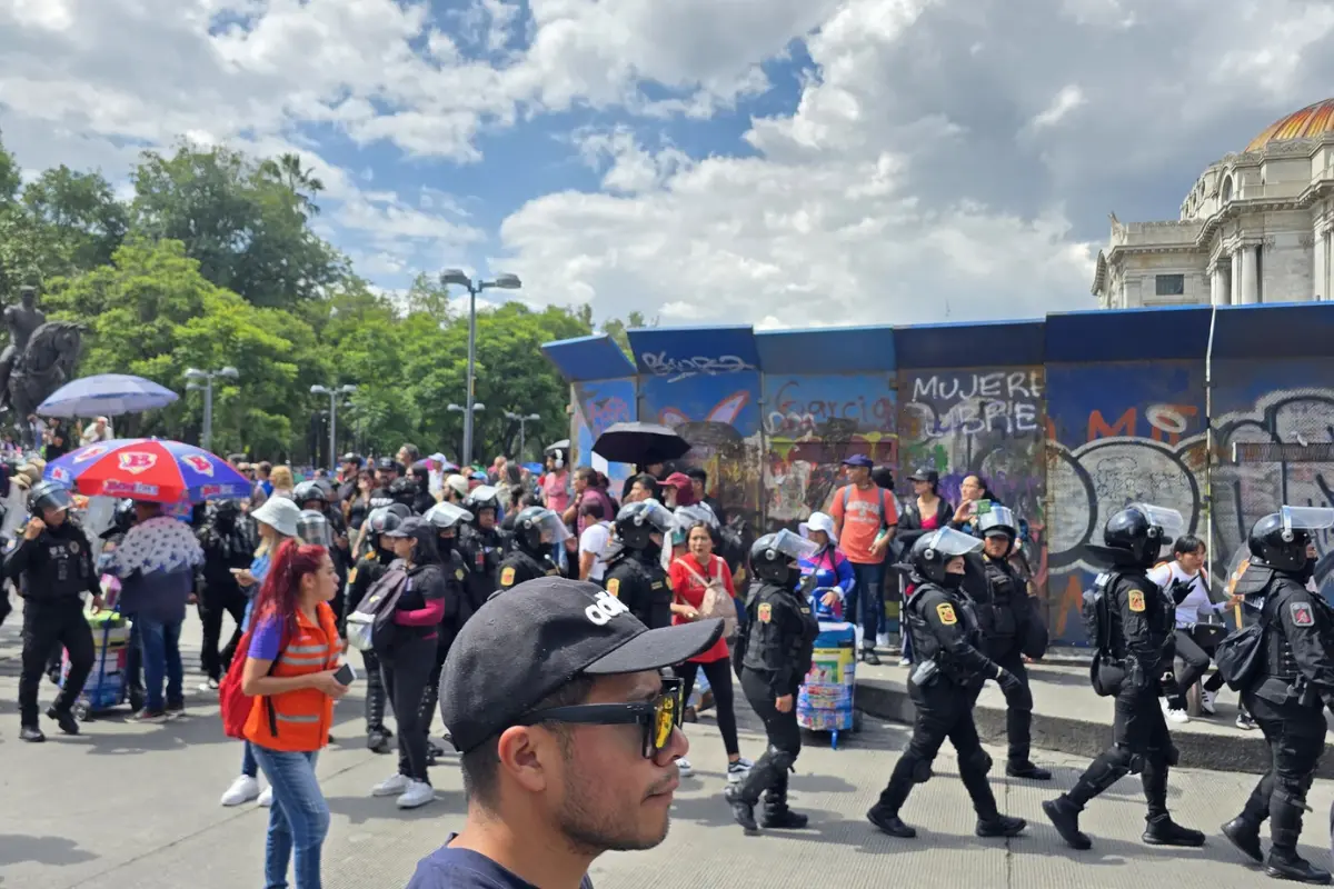 Capitalinos en marcha de la CDMX. Foto: POSTA CDMX