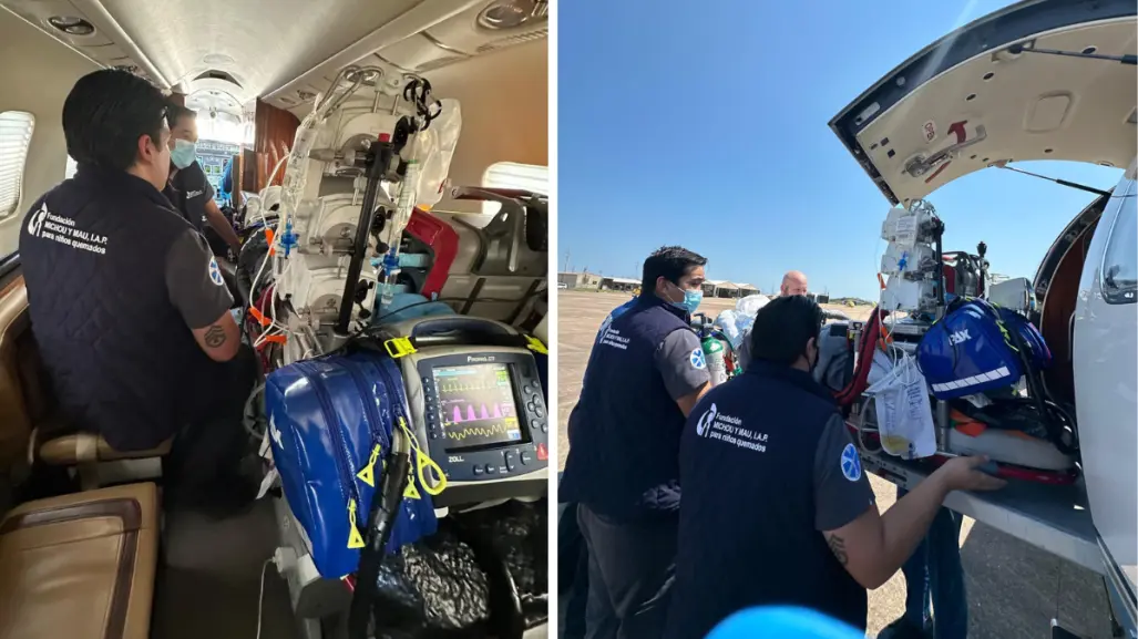 Trasladan a Estados Unidos a niño yucateco con quemaduras por reto viral