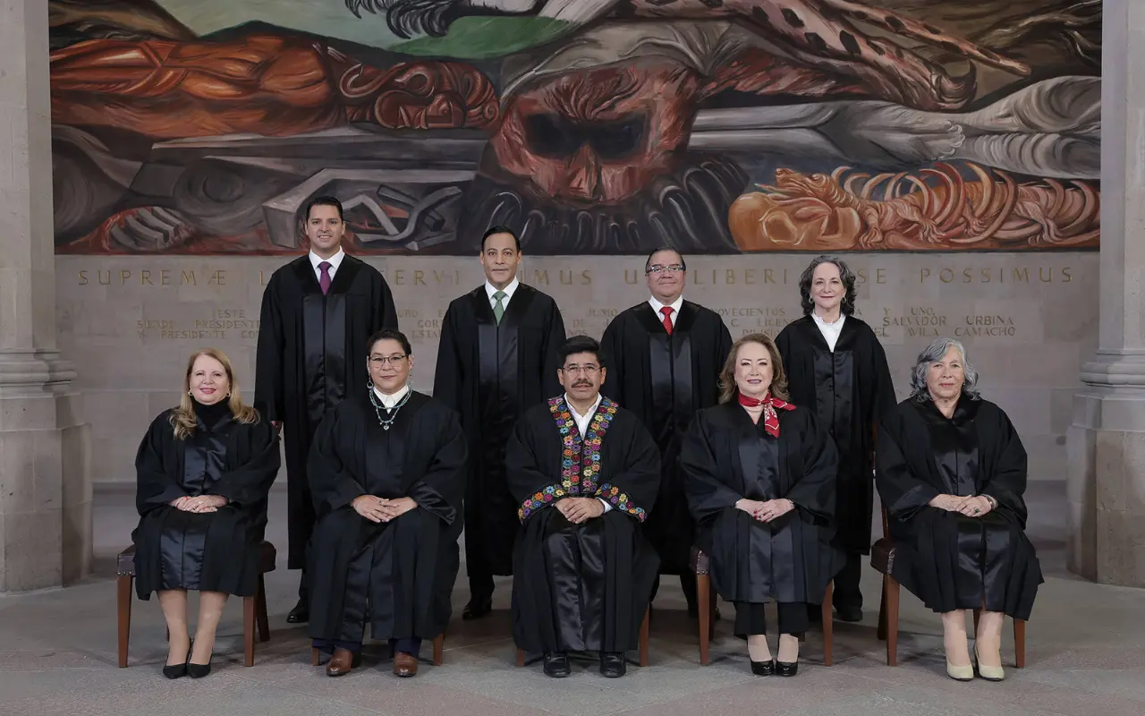 Las y los nuevos ministros de la SCJN. Foto: Suprema Corte de Justicia de la Nación