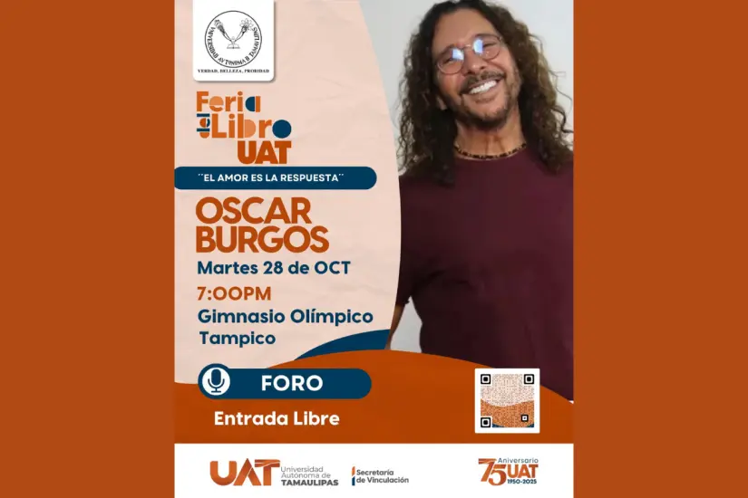 Invitado especial en la Feria Universitaria del Libro de la UAT