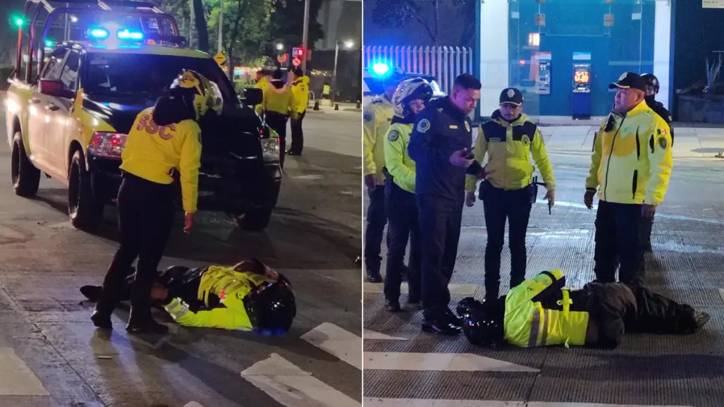 Automovilista alcoholizado arrolla a policía de tránsito en Paseo de la Reforma y trata de huir