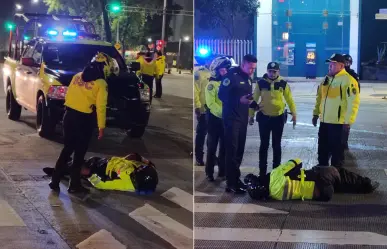 Automovilista alcoholizado arrolla a policía de tránsito en Paseo de la Reforma y trata de huir