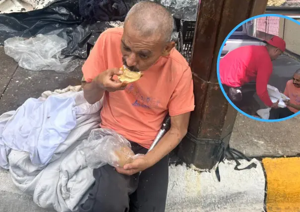 DIF Municipal atiende a indigente abandonado durante noche lluviosa en Durango