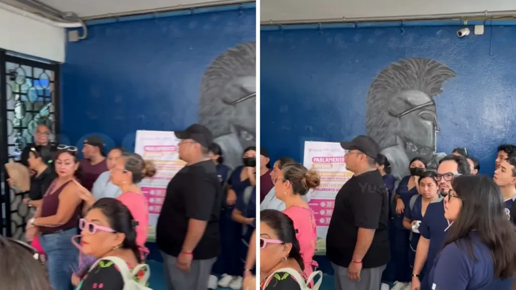 Protesta de padres en el Instituto Comercial Bancarios por alzas en cuotas