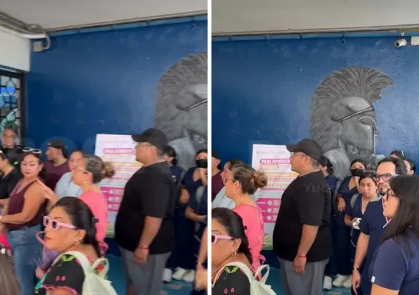 Protesta de padres en el Instituto Comercial Bancarios por alzas en cuotas