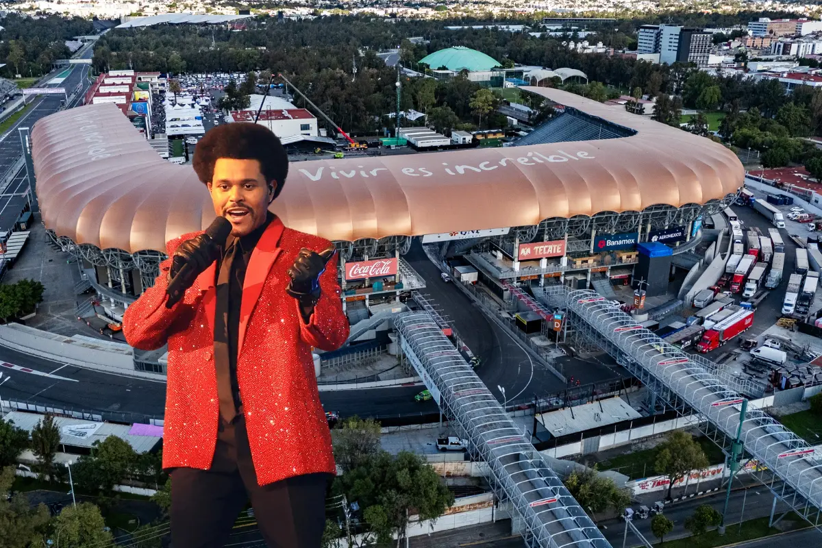 The Weeknd en el Estadio GNP Seguros. Foto: Canva