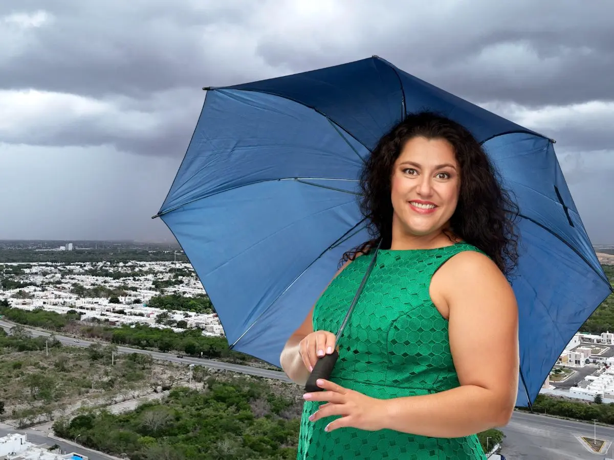 La “Vaguada Maya” favorecerá el desarrollo de tormentas durante ka tarde aunque estarán acompañadas de un ambiente bastante caluroso.- Fuente Canva y Meteorología Yucatán