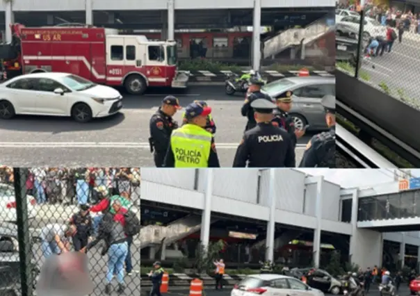Volcadura en la Colonia Obrera deja a conductor lesionado cerca del Metro San Antonio Abad
