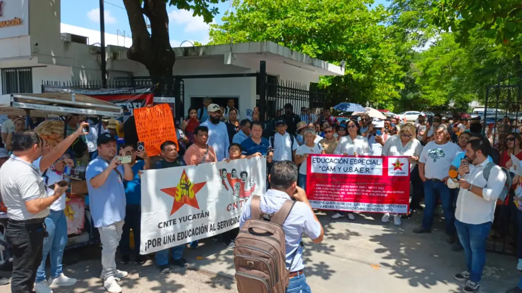 Paro de maestros en Yucatán deja sin clases a 60 mil alumnos