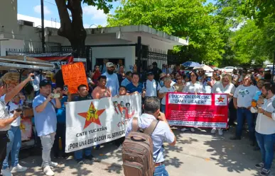 Paro de maestros en Yucatán deja sin clases a 60 mil alumnos