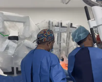 ¡Combinación perfecta! Médicos del IMSS Nuevo León realizan cirugía asistida con sistema robótico