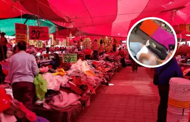VIDEO | Balacera en tianguis de Iztapalapa deja 2 heridos frente a los puestos de comida