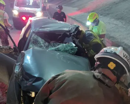 Accidente en Morones Prieto y avenida Azteca deja una persona fallecida