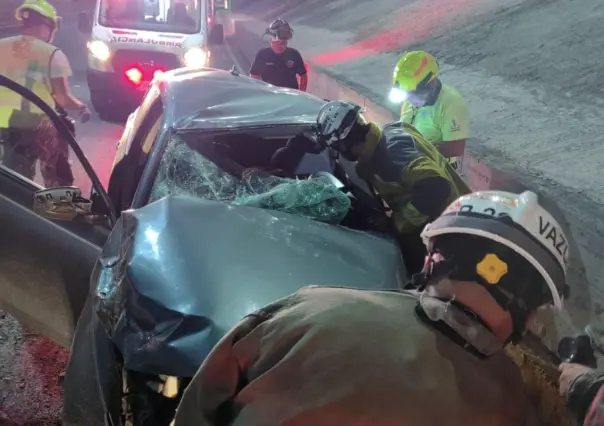 Accidente en Morones Prieto y avenida Azteca deja una persona fallecida