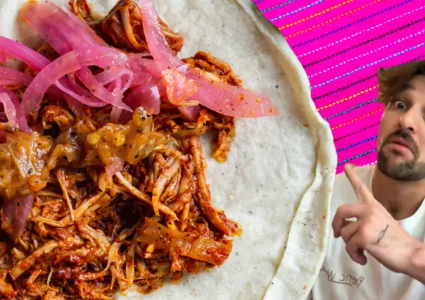 VIDEO|Así reacciona un yucateco al probar cochinita pibil en la CDMX