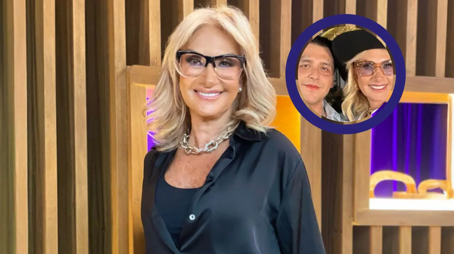 Adela Micha aseguró que su encuentro con Christian Nodal se dio de forma genuina. Foto. Cortesía La Saga/Canva.