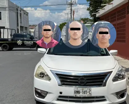 Detienen a tres hombres con droga tras operativo en Monterrey
