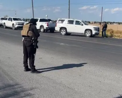 Enfrentamiento a balazos en carretera de Reynosa deja 2 heridos y un menor fallecido