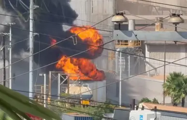 Explosión provoca incendio al interior de Zinc Nacional